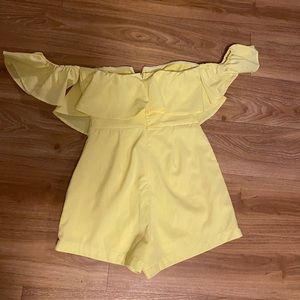 Yellow romper